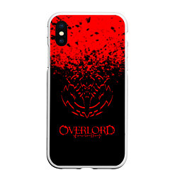 Чехол iPhone XS Max матовый Overlord, цвет: 3D-белый