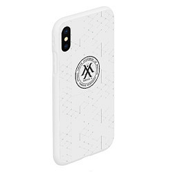 Чехол iPhone XS Max матовый Monsta x, цвет: 3D-белый — фото 2