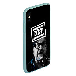 Чехол iPhone XS Max матовый ДДТ, цвет: 3D-мятный — фото 2