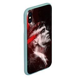 Чехол iPhone XS Max матовый Peaky Blinders Thomas Shelby, цвет: 3D-мятный — фото 2