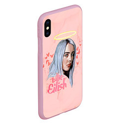 Чехол iPhone XS Max матовый Billie Eilish, цвет: 3D-розовый — фото 2