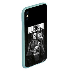 Чехол iPhone XS Max матовый Lindemann, цвет: 3D-мятный — фото 2