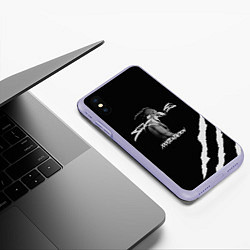 Чехол iPhone XS Max матовый XXXTENTACION SKINS, цвет: 3D-светло-сиреневый — фото 2