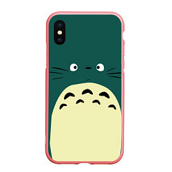 Чехол iPhone XS Max матовый Totoro, цвет: 3D-баблгам