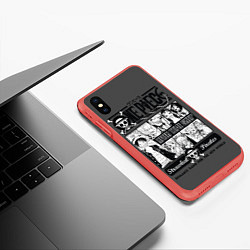 Чехол iPhone XS Max матовый One Piece, цвет: 3D-красный — фото 2