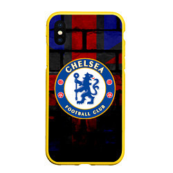 Чехол iPhone XS Max матовый Chelsea, цвет: 3D-желтый