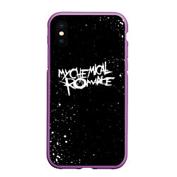 Чехол iPhone XS Max матовый My Chemical Romance, цвет: 3D-фиолетовый