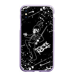 Чехол iPhone XS Max матовый My Chemical Romance, цвет: 3D-светло-сиреневый