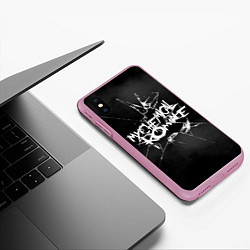 Чехол iPhone XS Max матовый MY CHEMICAL ROMANCE, цвет: 3D-розовый — фото 2