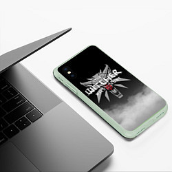 Чехол iPhone XS Max матовый ВЕДЬМАК, цвет: 3D-салатовый — фото 2
