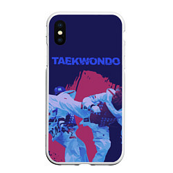 Чехол iPhone XS Max матовый Taekwondo