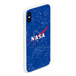 Чехол iPhone XS Max матовый NASA, цвет: 3D-белый — фото 2