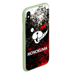 Чехол iPhone XS Max матовый MONOKUMA, цвет: 3D-салатовый — фото 2