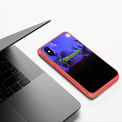 Чехол iPhone XS Max матовый TERRARIA, цвет: 3D-красный — фото 2