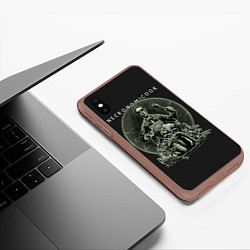 Чехол iPhone XS Max матовый Cthulhu, цвет: 3D-коричневый — фото 2