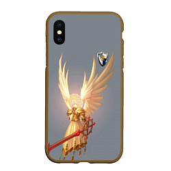 Чехол iPhone XS Max матовый Heroes of Might and Magic, цвет: 3D-коричневый