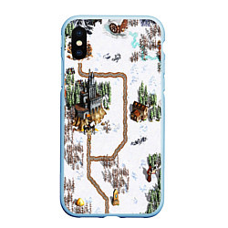 Чехол iPhone XS Max матовый Heroes of Might and Magic, цвет: 3D-голубой