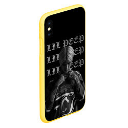 Чехол iPhone XS Max матовый LiL PEEP, цвет: 3D-желтый — фото 2