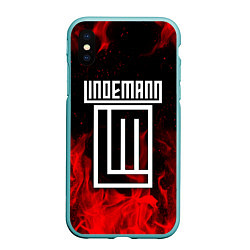 Чехол iPhone XS Max матовый LINDEMANN FIRE