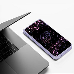 Чехол iPhone XS Max матовый ТИКТОКЕР - PAYTON MOORMEIE, цвет: 3D-светло-сиреневый — фото 2