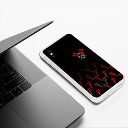 Чехол iPhone XS Max матовый Payton Moormeier: TikTok, цвет: 3D-белый — фото 2