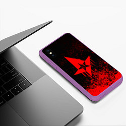 Чехол iPhone XS Max матовый ASTRALIS, цвет: 3D-фиолетовый — фото 2