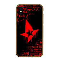 Чехол iPhone XS Max матовый ASTRALIS, цвет: 3D-коричневый