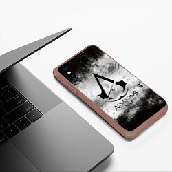 Чехол iPhone XS Max матовый Assassin’s Creed, цвет: 3D-коричневый — фото 2