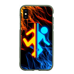 Чехол iPhone XS Max матовый PORTAL