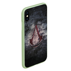 Чехол iPhone XS Max матовый Assassin’s Creed, цвет: 3D-салатовый — фото 2