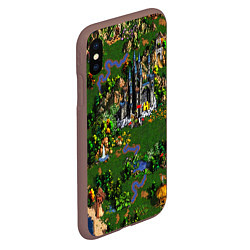 Чехол iPhone XS Max матовый Heroes of Might and Magic, цвет: 3D-коричневый — фото 2