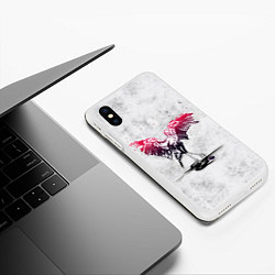 Чехол iPhone XS Max матовый Three Days Grace, цвет: 3D-белый — фото 2