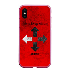 Чехол iPhone XS Max матовый Three Days Grace