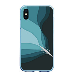 Чехол iPhone XS Max матовый Rowing boat