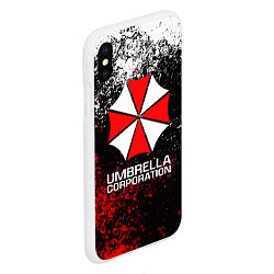 Чехол iPhone XS Max матовый UMBRELLA CORP, цвет: 3D-белый — фото 2