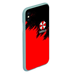 Чехол iPhone XS Max матовый UMBRELLA CORP, цвет: 3D-мятный — фото 2