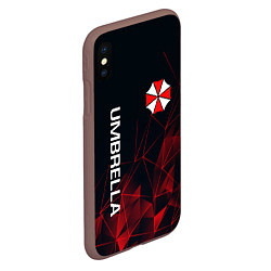 Чехол iPhone XS Max матовый UMBRELLA CORP, цвет: 3D-коричневый — фото 2