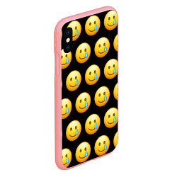 Чехол iPhone XS Max матовый New Emoji, цвет: 3D-баблгам — фото 2