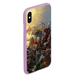 Чехол iPhone XS Max матовый Heroes of Might and Magic, цвет: 3D-сиреневый — фото 2