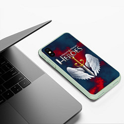 Чехол iPhone XS Max матовый Heroes of Might and Magic, цвет: 3D-салатовый — фото 2