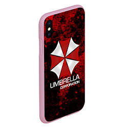 Чехол iPhone XS Max матовый UMBRELLA CORP, цвет: 3D-розовый — фото 2