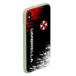 Чехол iPhone XS Max матовый UMBRELLA CORPORATION, цвет: 3D-салатовый — фото 2