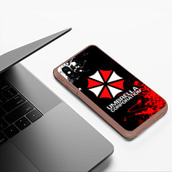 Чехол iPhone XS Max матовый UMBRELLA CORPORATION, цвет: 3D-коричневый — фото 2