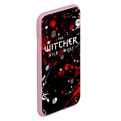 Чехол iPhone XS Max матовый THE WITCHER, цвет: 3D-розовый — фото 2