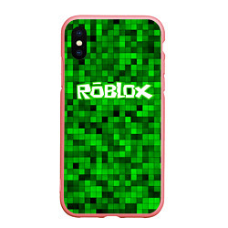 Чехол iPhone XS Max матовый Roblox, цвет: 3D-баблгам