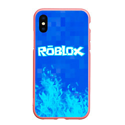 Чехол iPhone XS Max матовый Roblox, цвет: 3D-баблгам