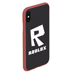 Чехол iPhone XS Max матовый Roblox, цвет: 3D-красный — фото 2