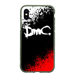 Чехол iPhone XS Max матовый DEVIL MAY CRY DMC, цвет: 3D-темно-зеленый