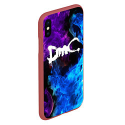 Чехол iPhone XS Max матовый DEVIL MAY CRY DMC, цвет: 3D-красный — фото 2