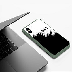 Чехол iPhone XS Max матовый DEVIL MAY CRY DMC, цвет: 3D-темно-зеленый — фото 2